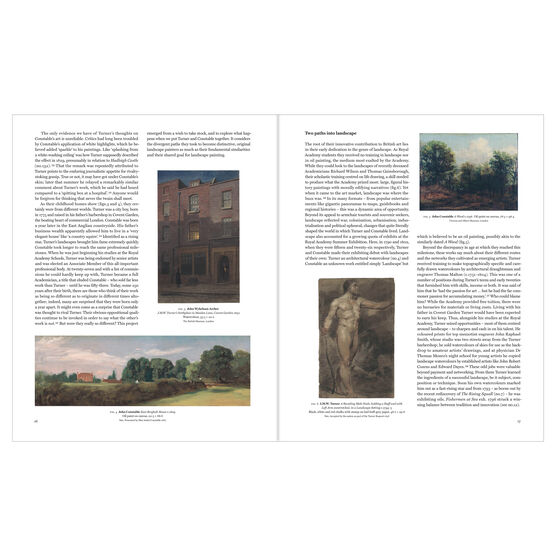 Turner and Constable exhibition book (hardback)